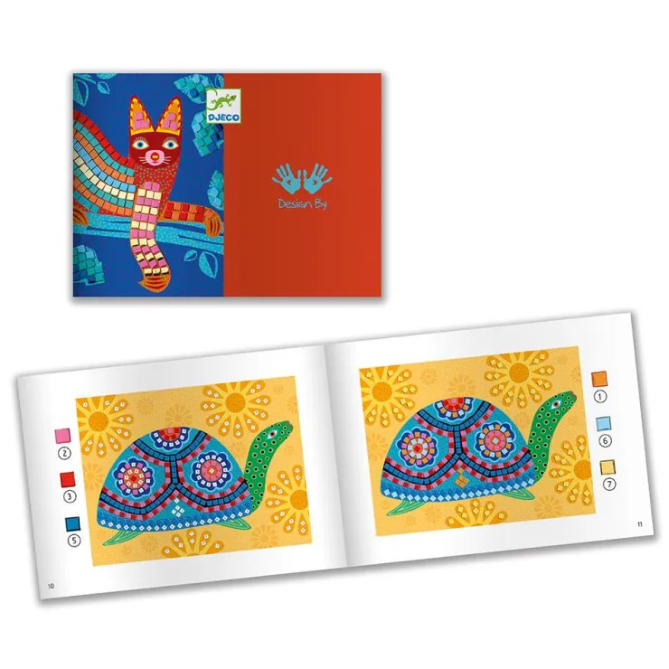 Mosaicos gato y tortuga<Djeco New