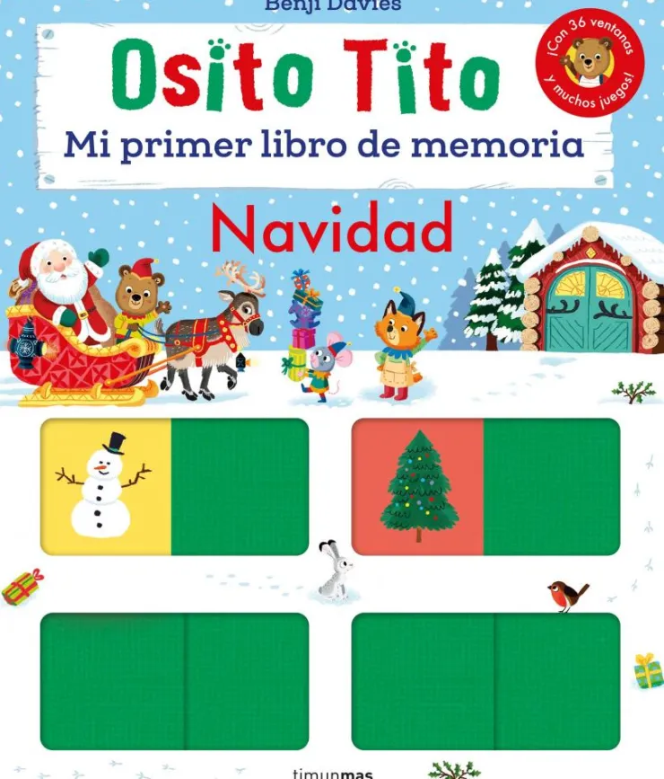 Osito Tito. Mi primer libro de memoria. Navidad< Hot