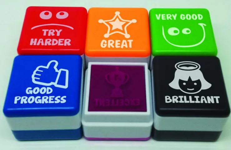 Pack de 6 sellos de motivación en inglés<Fraga Best