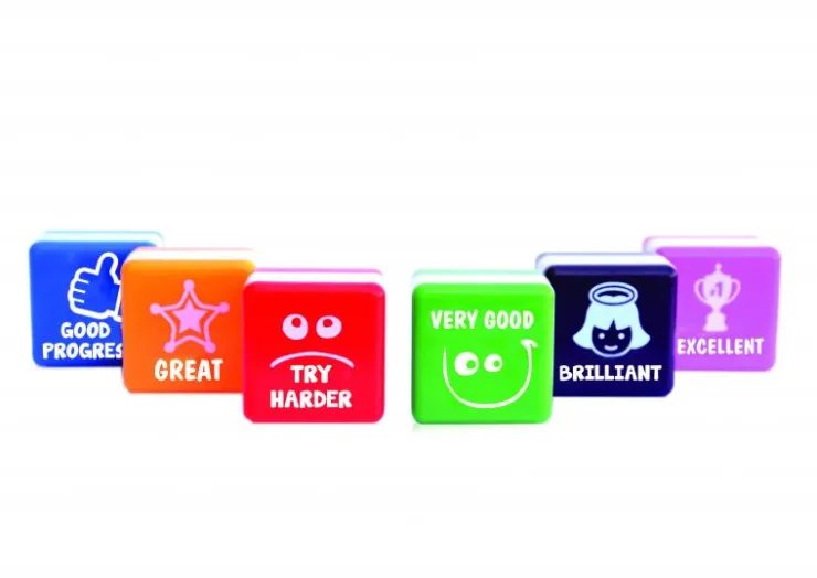 Pack de 6 sellos de motivación en inglés<Fraga Best
