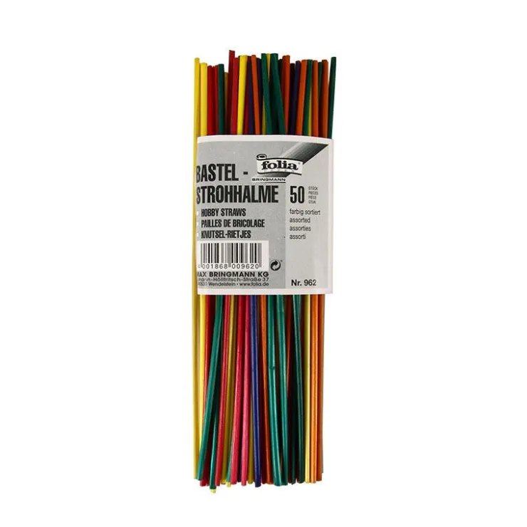 Pajitas de colores 22cm. 50 unidades<Folia Outlet