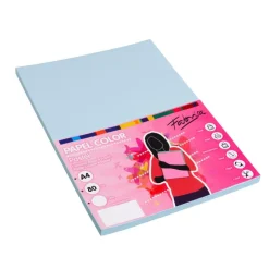 Papel A4 azul claro 100 hojas 80gr.<Fabrisa Hot