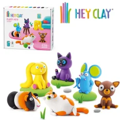 Pasta de modelar set 6 mascotas<Hey Clay Hot