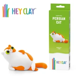 Pasta de modelar gato persa<Hey Clay Hot