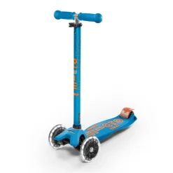 Patinete infantil maxi Deluxe Led azul caribe<Micro Clearance