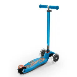Patinete infantil maxi Deluxe Led azul caribe<Micro Clearance