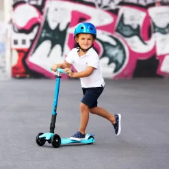Patinete infantil maxi Deluxe Led azul caribe<Micro Clearance