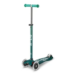 Patinete Maxi Deluxe Eco Led verde<Micro Clearance