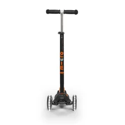 Patinete Maxi Deluxe Led negro/naranja<Micro Sale