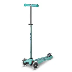 Patinete Maxi Deluxe Eco Led menta<Micro