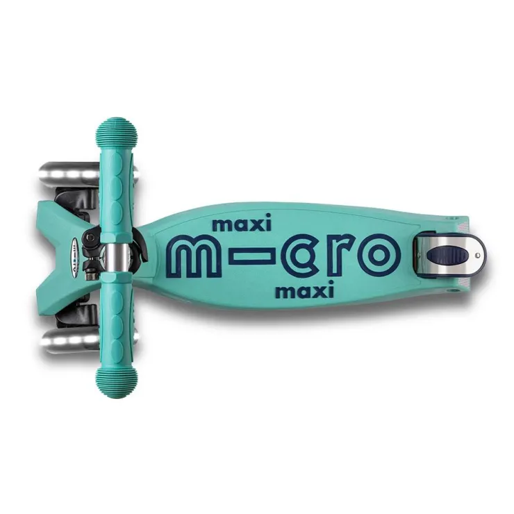 Patinete Maxi Deluxe Eco Led menta<Micro