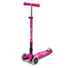 Patinete maxi deluxe plegable Led rosa<Micro Clearance