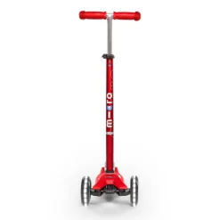 Patinete Maxi Deluxe LED rojo<Micro Discount