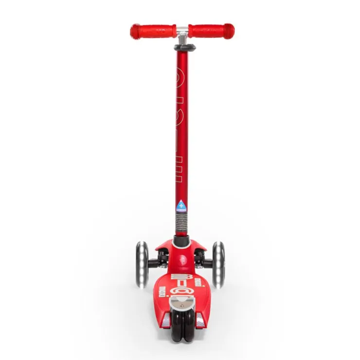 Patinete Maxi Deluxe LED rojo<Micro Discount