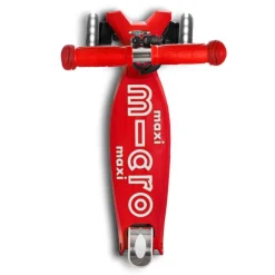 Patinete Maxi Deluxe LED rojo<Micro Discount