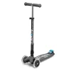Patinete maxi deluxe plegable Led gris vulcano<Micro Discount