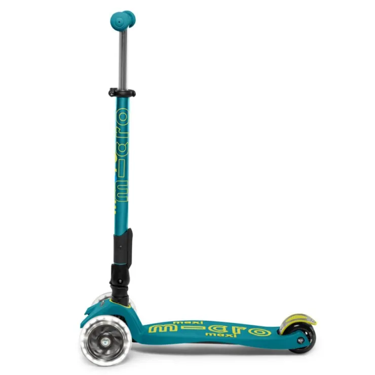 Patinete Maxi Deluxe plegable turquesa<Micro Best