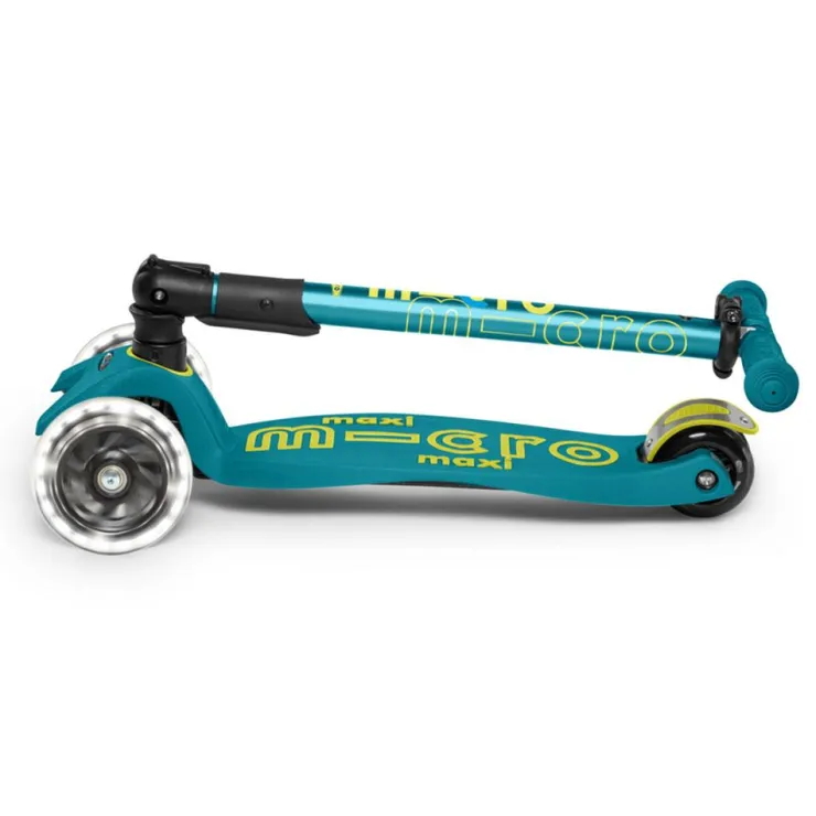 Patinete Maxi Deluxe plegable turquesa<Micro Best