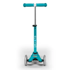Patinete mini deluxe Led aqua<Micro New