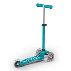 Patinete mini deluxe Led aqua<Micro New
