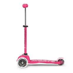 Patinete Mini Deluxe LED rosa<Micro