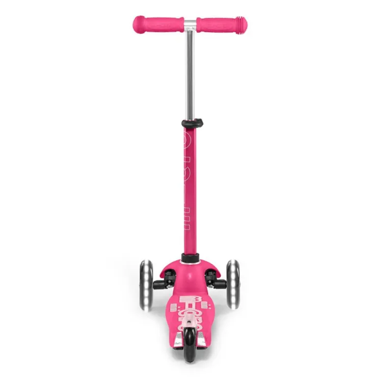 Patinete Mini Deluxe LED rosa<Micro