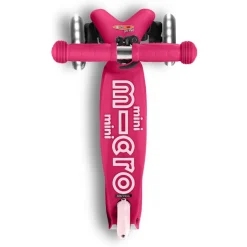 Patinete Mini Deluxe LED rosa<Micro
