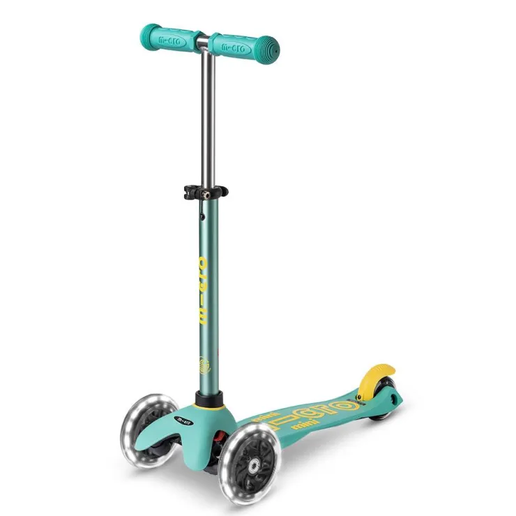 Patinete Mini Deluxe Eco Led menta<Micro Sale