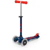 Patinete Mini Deluxe Led azul y rojo<Micro Discount