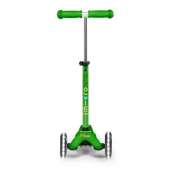 Patinete mini deluxe Led verde<Micro Best