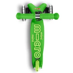 Patinete mini deluxe Led verde<Micro Best