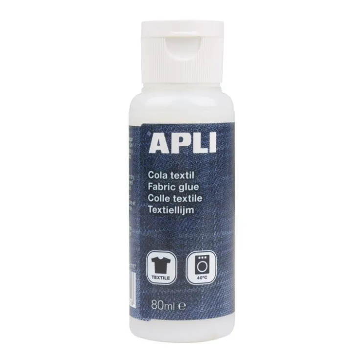 Pegamento cola textil 80ml.<Apli Discount