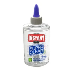 Pegamento cola transparente líquida147ml. Superclear<Instant Clearance