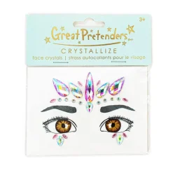 Pegatinas faciales crystals unicornio rosa<Great Pretenders Online