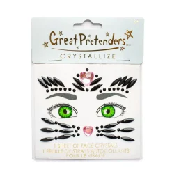 Pegatinas faciales crystals gato negro<Great Pretenders Discount