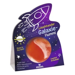 Pelota de goma galaxia brilla en la oscuridad<Moses Best