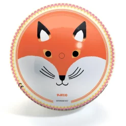 Pelota oso y zorro 22 cm.<Djeco Hot