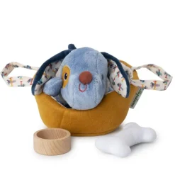 Peluche perro Jules con cesta y accesorios tela<Lilliputiens Hot