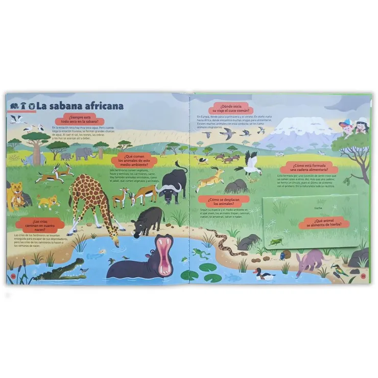 Pequeños curiosos: El libro de la naturaleza<