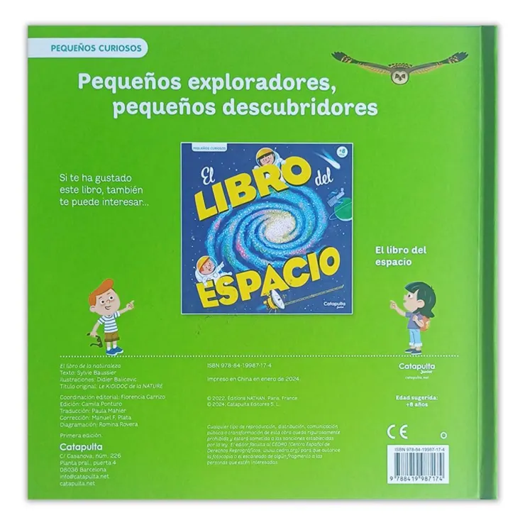 Pequeños curiosos: El libro de la naturaleza<