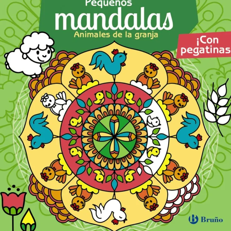 Pequeños mandalas. Animales de la granja< Hot