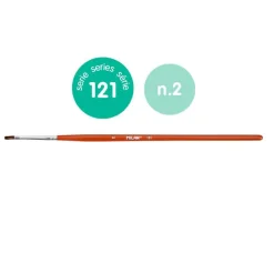 Pincel escolar plano serie 121 número 2<Milan Clearance