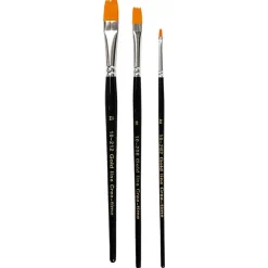 Pincel plano nylon 3 unidades<Creativ Company Outlet