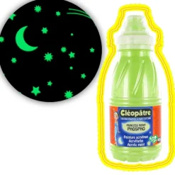 Pintura acrílica fosforescente 250ml.<Cleopatre