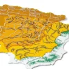 Plantilla de mapa de España tamaño grande 3 unidades<Faibo Sale