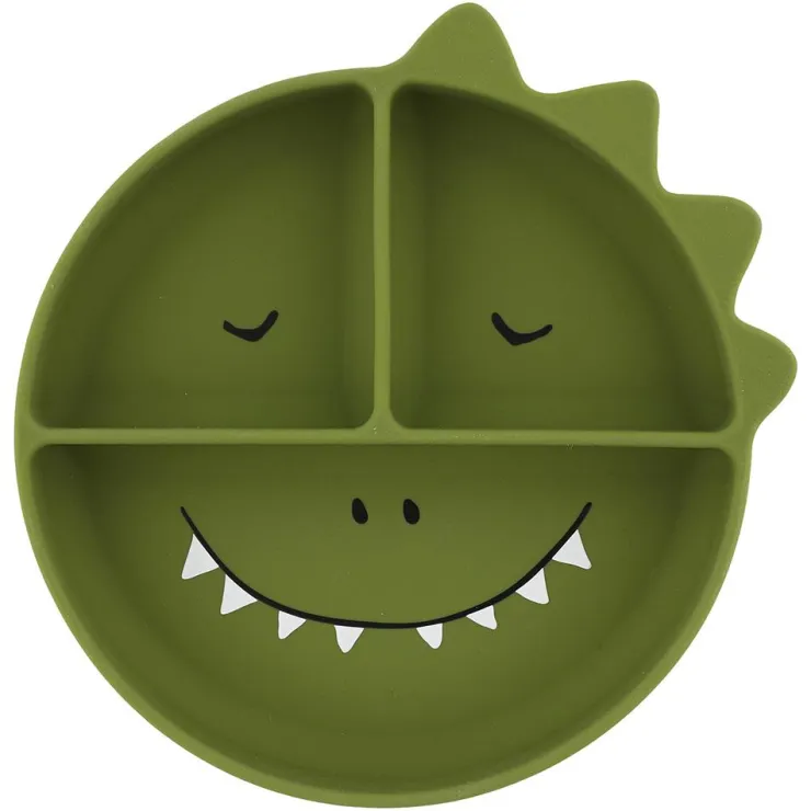 Plato 3 compartimentos silicona dinosaurio<Trixie Clearance
