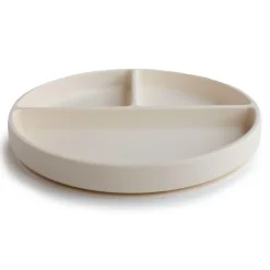 Plato de silicona con ventosa y 3 compartimentos<Mushie Online