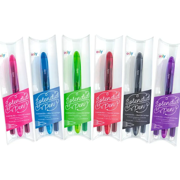 Pluma Splendid Pen con 3 cartuchos<Ooly