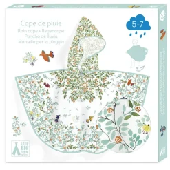 Poncho lluvia flores y pájaros<Djeco Online