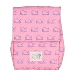 Portamerienda 460 rosa ballenas 20x15x27cm<Milan Outlet